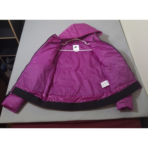 Nike Repel Jacket Women's S Magenta Therma-FIT Insulated Full Zip Puffer DJ6997 - Picture 5 of 11